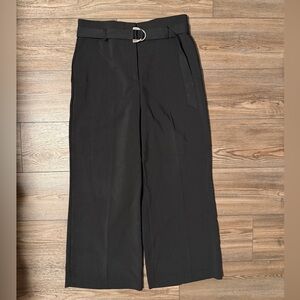 NWT Nicole Miller Black Trouser Wide Leg Pants - Size 10